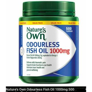 Natures Own น้ำมันปลา 1000 mg  500เม็ด