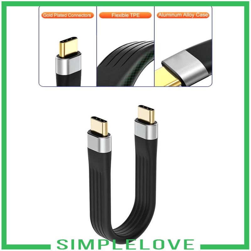 [Simplelove] สายเคเบิลชาร์จเร็ว Usb 3.1 Type C 0.4 ฟุต 5 นิ้ว 10Gbps
 #4