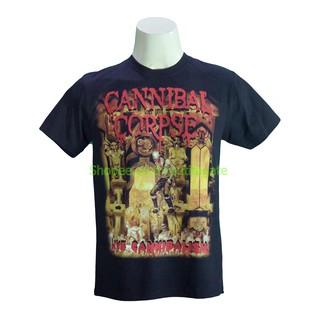 เสื้อวง Cannibal Corpse เสื้อไซส์ยุโรป แคนนิเบิลคอปส์ PTA259 เสื้อยืดวงดนตรีร็อค