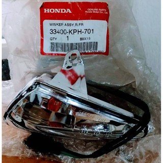 ไฟเลี้ยวหน้า แท้ศูนย์ ข้างขวา R Honda Wave125T,MT,MC,C