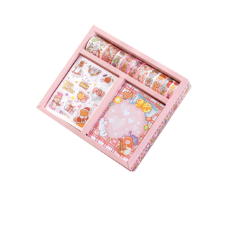 (ยกกล่อง!) SET เทปตกแต่ง/สติกเกอร์/กระดาษโน๊ต Fairytale 🧚‍♀️ สติ๊กเกอร์ตกแต่งสมุดไดอารี่ (DIY washi sticker) ของขวัญ
