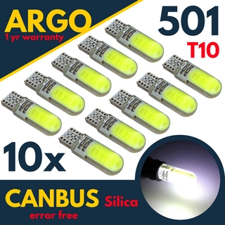 หลอดไฟซีนอน T10 Led 501 Canbus W5W Diy สําหรับติดด้านข้างรถยนต์ 10 ชิ้น