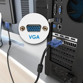 🇹🇭จัดส่งวันนี้ HD1080P 15pin VGA Monitor TV สายต่อ สายต่อจอคอม Male To Male สายต่อภาพ