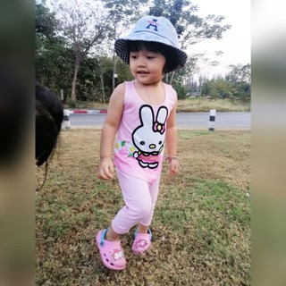 เสื้อกล้ามเด็กลายน่ารัก ใส่สบายไม่ร้อน  แห้งง่ายไม่ต้องรีด  …