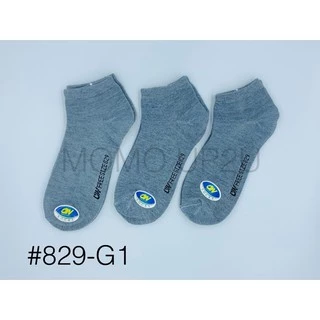 OW Socks ถุงเท้าข้อสั้นสีพื้น 829 แพ็ค 12 คู่ 1 สี #FREESIZE