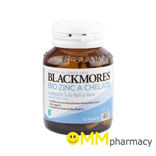 BLACKMORES BIO ZINC A CHELATE แบลคมอร์ส ไบโอ ซิงค์ เอ คีเลต 90 เม็ด/ขวด