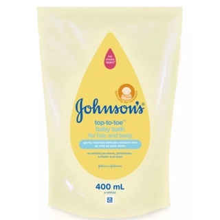 💧💧พร้อมส่ง💧💧 จอห์นสัน ท็อปทูโท เบบี้ บาธ 400 มล. Johnson baby bath 💯
