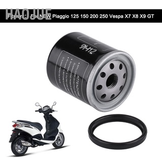 Haojue ไส้กรองน้ํามันรถจักรยานยนต์สําหรับ Piaggio 125 150 200 250 Vespa X7 X8 X9 Gt