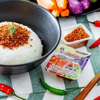 น้ำพริกนรกแมงดา ตรารุ่งเจริญ ชนิดแพค 6 ถ้วยมินิ จำนวน 1 แพค ฟรี 1 ถ้วยมินิ