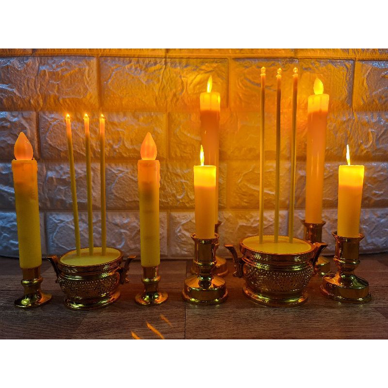 ธูป เทียน LED ใส่ถ่าน *มีถ่านแถมฟรี - รูปที่ 2