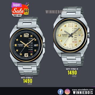 ลดกระหน่ำ นาฬิกา Casio MTF-117BD-1 , MTF-110BD-9 👍 | ถูก แท้ ชัวร์ | 👍 รับประกัน 1 ปี