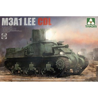 พลาสติก โมเดล ประกอบ TAKOM สเกล 1/35 M3A1 CDL