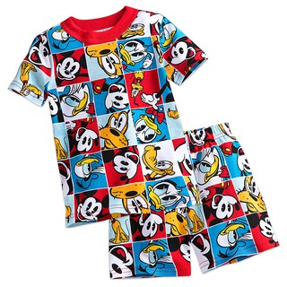 🇺🇸 ของแท้ Disney USA - [Size 4-7] H1149 Mickey Mouse and Friends PJ PALS Short Set for Boys