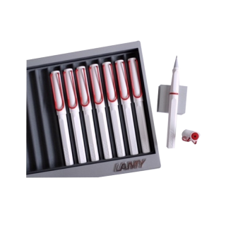 **สินค้าพร้อมส่งจ้า** LAMY White Red Clip Rollerball Japan 2019 ลามี่ โรเลอร์บอล สีขาว คลิปแดง ลิมิเตต ญี่ปุ่น