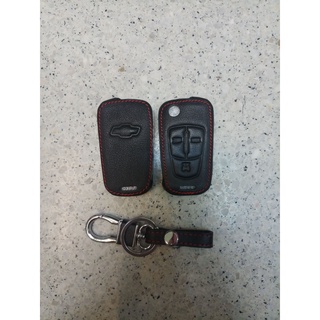 B.S.D ซองหนังสีดำใส่กุญแจรีโมทตรงรุ่น CHEVROLET Captiva/Cruze (CH2)