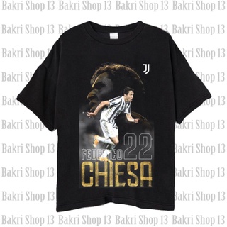 เสื้อยืด พิมพ์ลาย Juventus Federico CHIESA สไตล์อิตาลี สําหรับผู้ชาย และผู้หญิงS-5XL