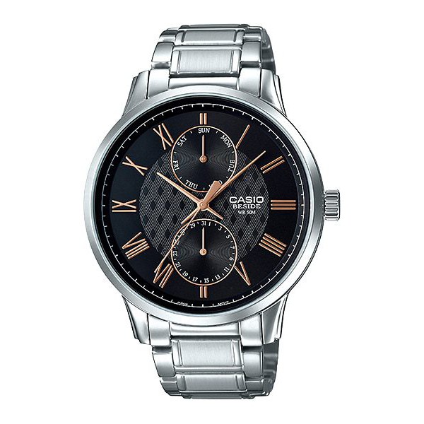 👍💯%Casio Beside ชาย BEM-313D-1AVDF(สินค้าใหม่ ของแท้ 💯% มีรับประกัน)