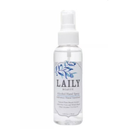 Laily Alcohol Hand Spray 100 mL (สเปรย์แอลกอฮอล์ 75.9% มีกลิ่นหอม Food Grade)