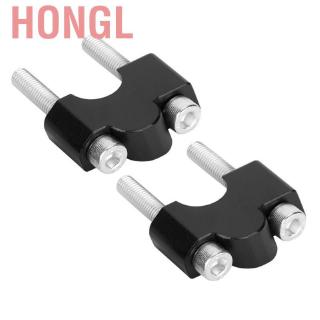 Hongl อะแดปเตอร์มีมือจับ Top Fixed Clamp Wide Risers Fit สำหรับ Kawasaki Vulcan S 650 VN650 2015-2018