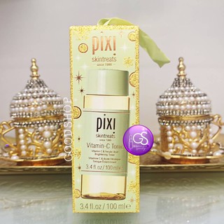 Pixi Vitamin-C Tonic 100ml. Box โทนเนอร์ ช่วยให้ผิวแลดูเรียบเนียน ขาวกระจ่างใส (สูตรใหม่) ตัวหิ้ว