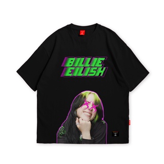 Tshirtคอลูกเรือcrew neckเสื้อยืด BILLIE EILISH ขนาดใหญ่-4XL