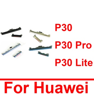 ปุ่มปรับระดับเสียง สายแพร อะไหล่ซ่อมแซม แบบเปลี่ยน สําหรับ Huawei P30 P30Pro P30Lite