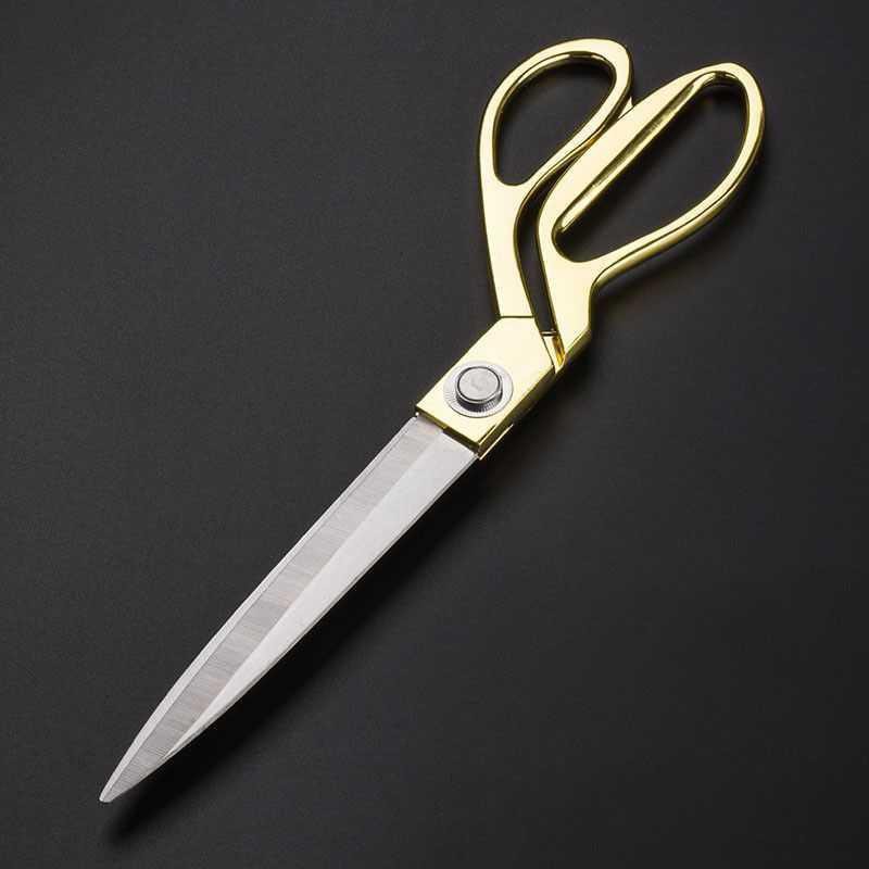 HSHOP กรรไกรตัดผ้า กรรไกรด้ามทอง กรรไกรช่างตัดเสื้อขนาด9.5นิ้ว FDH656