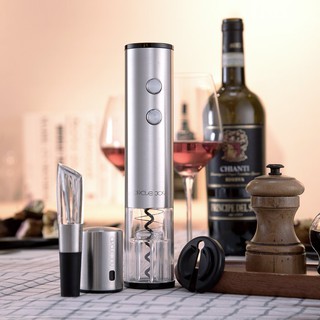 CIRCLE JOY 4-in-1set ที่เปิดขวดไวน์ Wine Electric Opener Set ที่เปิดไวน์ไฟฟ้า ชุดของขวัญ อุปกรณ์เปิดไวน์ไฟฟ้า ที่เปิดขวด