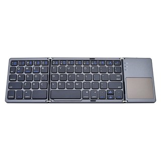 คีย์บอร์ดบลูทูธ OKER  BT-033 Bluetooth Keyboard คีย์บอร์ดไร้สายแบบฝาพับ