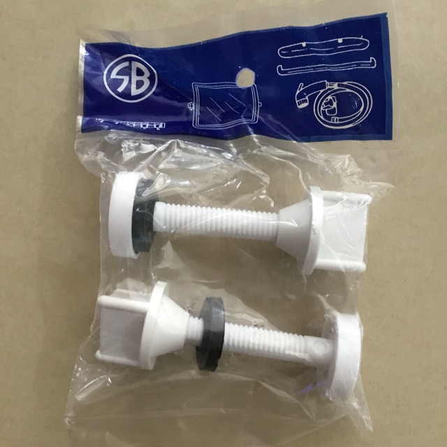 SB น็อตยึดหม้อน้ำชักโครก PVC