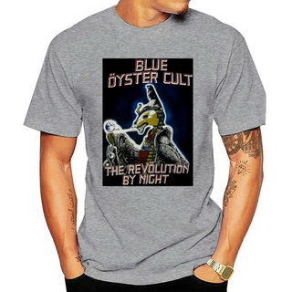 Vtg เสื้อยืด พิมพ์ลาย Blue Oyster Cult The Revolution By Night Tour ไซซ์ยอดนิยมสามารถปรับแต่งได้