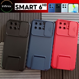 เคส กันกระแทก  พร้อมขาตั้ง สำหรับ Infinix Smart 6 HD