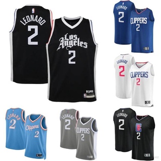 Bkb เสื้อกีฬาบาสเก็ตบอล แขนกุด ลายทีม NBA Jersey Los Angeles Clippers Leonard 2022 พลัสไซซ์