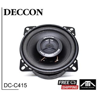 DECCON DC-C415 ลำโพงเสียงกลาง 4 นิ้ว ( 2 ทาง ) 120วัตต์ ลำโพงติดรถยนต์ เครื่องเสียงติดรถยนต์ ความถี่ตอบสนอง82 Hz-10000 H