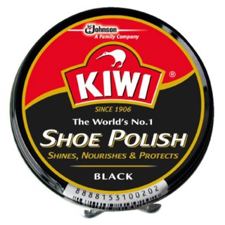 🔥HOT🔥 กีวี ยาขัดรองเท้า สีดำ 45 มล. KIWI Shoe Polish Black Color 45 ml.