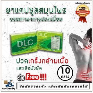 (ส่งฟรี ไม่ต้องใช้โค้ด) DLC by Homdy ดีแอลซี สมุนไพรบำบัด อาการปวด 10 กล่อง
