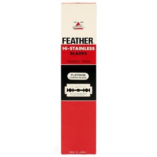 FEATHER ใบมีดโกน สแตนเลส ตราขนนก 2คมใบมีดโกน #สินค้าคุณภาพดี100%🔥