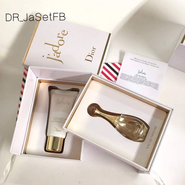 น้ำหอมแท้ Dior J'adore Eau de Parfum 5ml &amp; 20ml Body Milk Gift Set