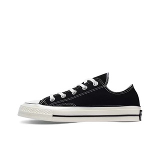 Converse Chuck Taylor All Star 1970s vintage black low-top canvas shoes same style for men and women