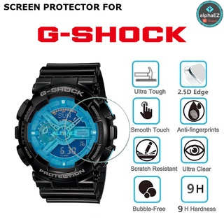 Casio G-Shock GA-110B-1A2 HYPER COLOR Series 9H กระจกกันรอยหน้าจอ GA-110 ฝาครอบกระจกนิรภัย ป้องกันรอยขีดข่วน