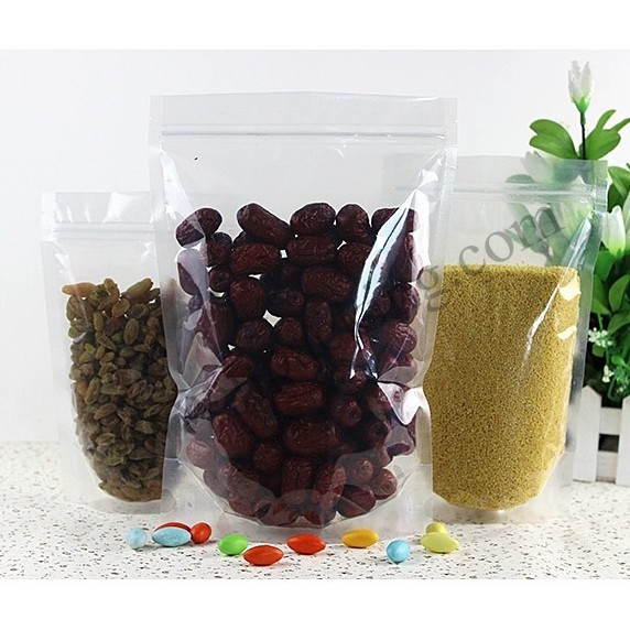 {ขายเท ปิดกิจการ}ถุงใส Poly ซิปล็อค ตั้งได้ (แพ็ค 50 ใบ)