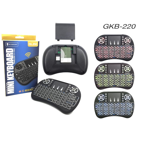 Glink GKB220 Mini Keyboard Wireless คีย์บอร์ดไร้สาย