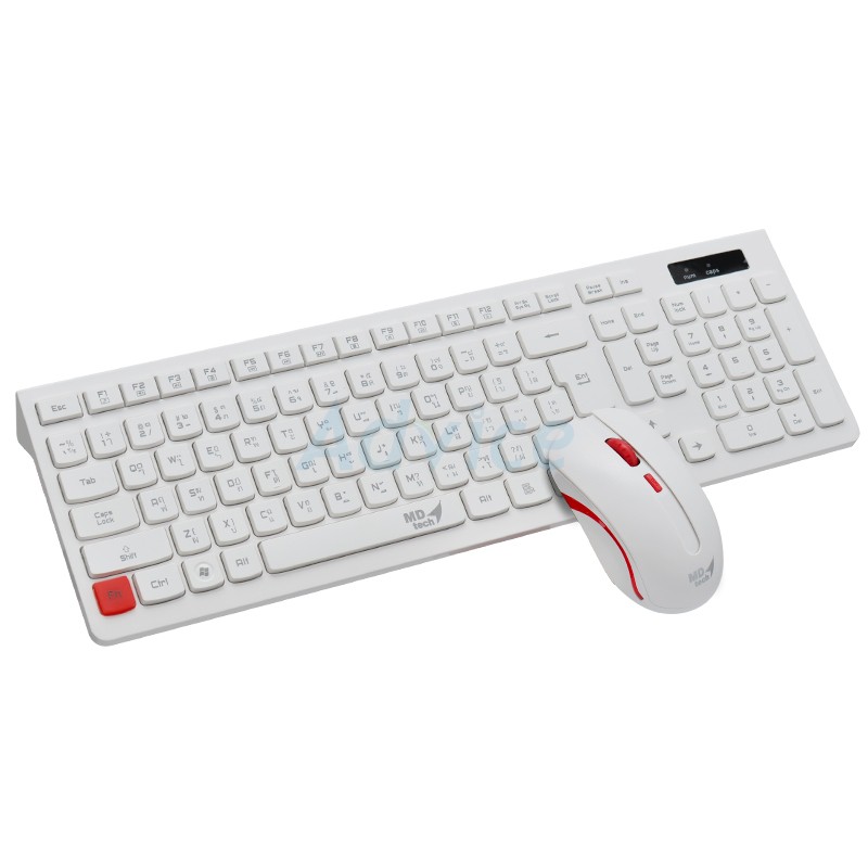 (2in1) Wireless MD-TECH (K7+M199) White