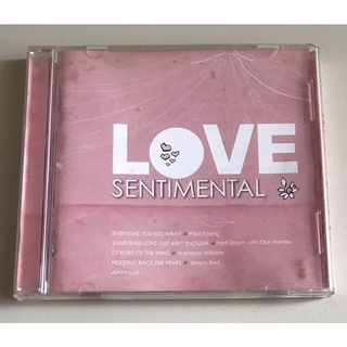 ซีดีเพลง ของแท้ ลิขสิทธิ์ มือ 2 สภาพดี...ราคา 179 บาท รวมศิลปิน อัลบั้ม "Love Sentimental”