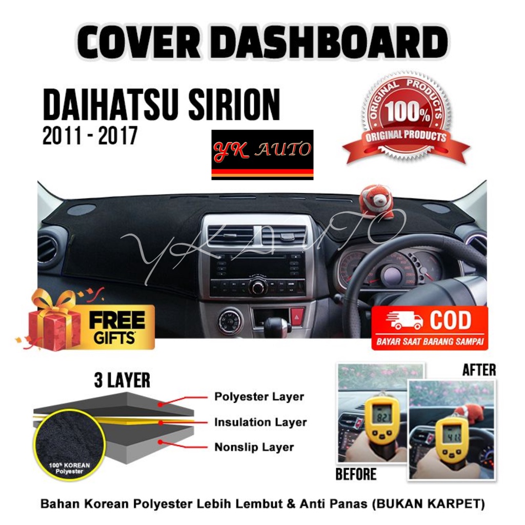 Sirion Premium Dashboard Cover Daihatsu Sirion Dashboard Cover Dashboard
