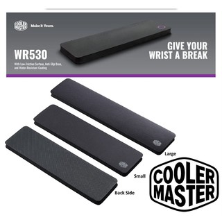 ราคา⚡️แผ่นรองข้อมือคีย์บอร์ด⚡️ Cooler Master WR530, WR531 Wrist Rest Accessory Gaming