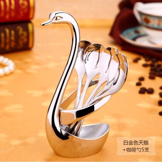 【Swan + Spoon】LAHOME SPOON02 Coffee spoon tableware spoon spoon zinc alloy swanช้อนกาแฟช้อนคาวช้อนโลหะผสมสังกะสีหงส์