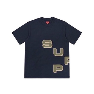 เสื้อยืดผ้าฝ้ายพิมพ์ลายแฟชั่น Supreme Stagger Teeshirt