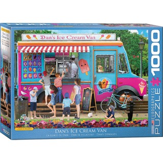 DANS ICE CREAM VAN - จิ๊กซอว์ 1000 pc PUZZLES EUROGRAPHICS