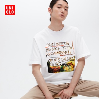 Uniqlo เสื้อยืดแขนสั้น พิมพ์ลายไอคอน NYC POP ICONS สําหรับผู้ชาย และผู้หญิง (UT) 453486 Uniqlo